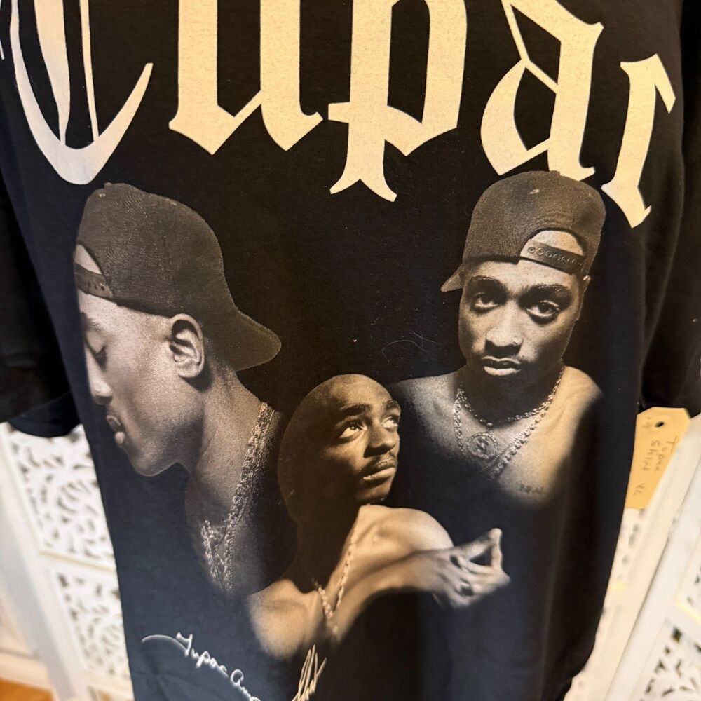 Tupac T-shirt. New with tags. Black size xl man but would fit woman as well